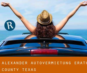 Alexander autovermietung (Erath County, Texas)