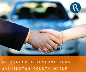 Alexander autovermietung (Washington County, Maine)