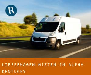 Lieferwagen mieten in Alpha (Kentucky)