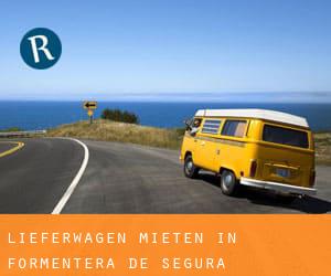 Lieferwagen mieten in Formentera de Segura