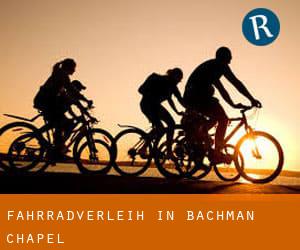 Fahrradverleih in Bachman Chapel
