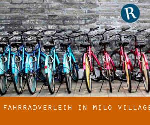 Fahrradverleih in Milo Village