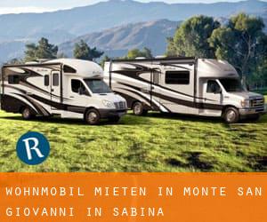 Wohnmobil mieten in Monte San Giovanni in Sabina