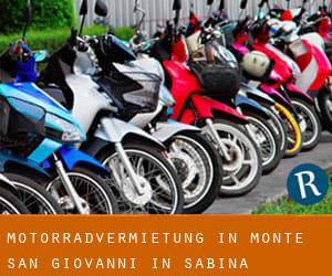 Motorradvermietung in Monte San Giovanni in Sabina