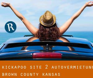 Kickapoo Site 2 autovermietung (Brown County, Kansas)